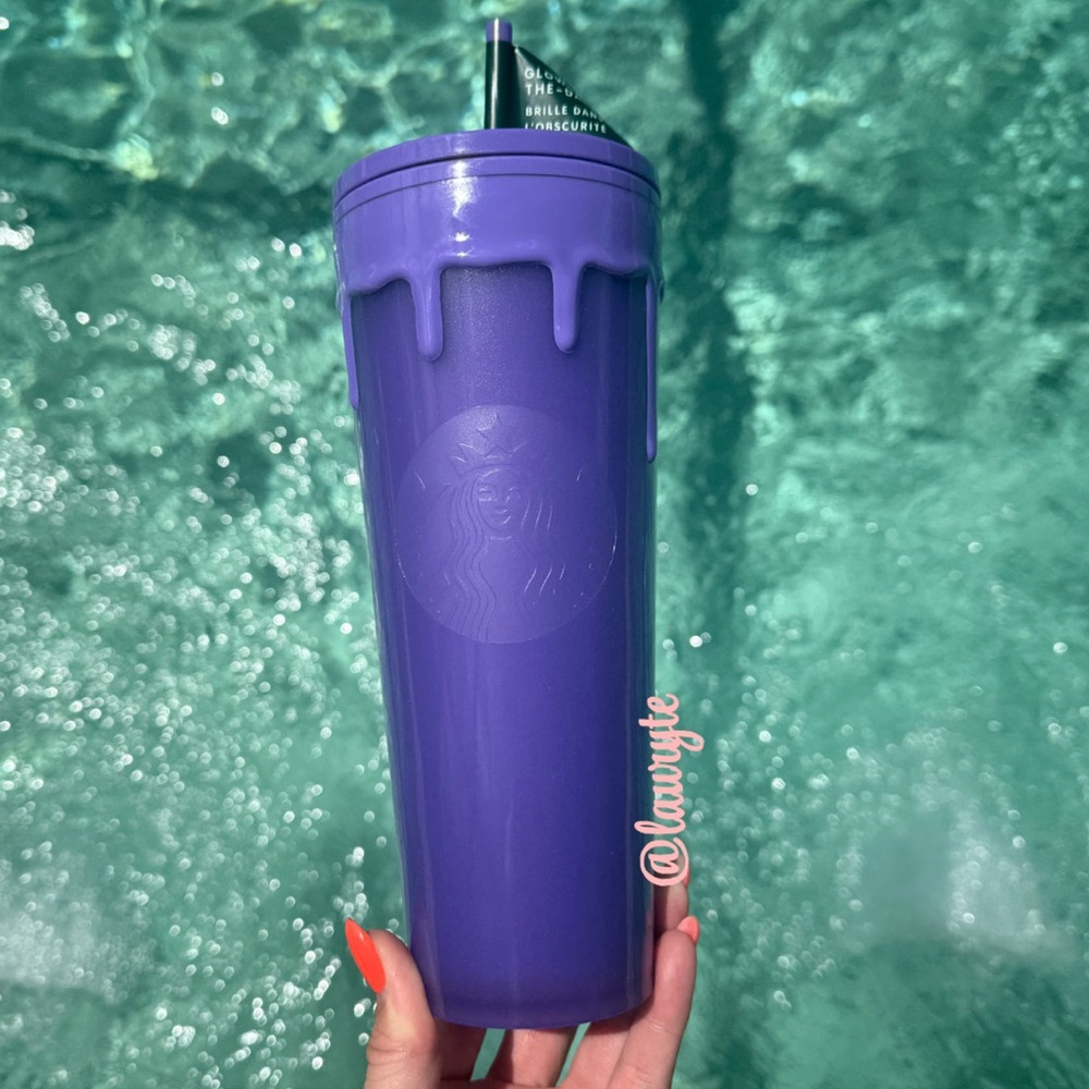 Starbucks 💜 2025 Halloween Purple Slime Drip Tumbler